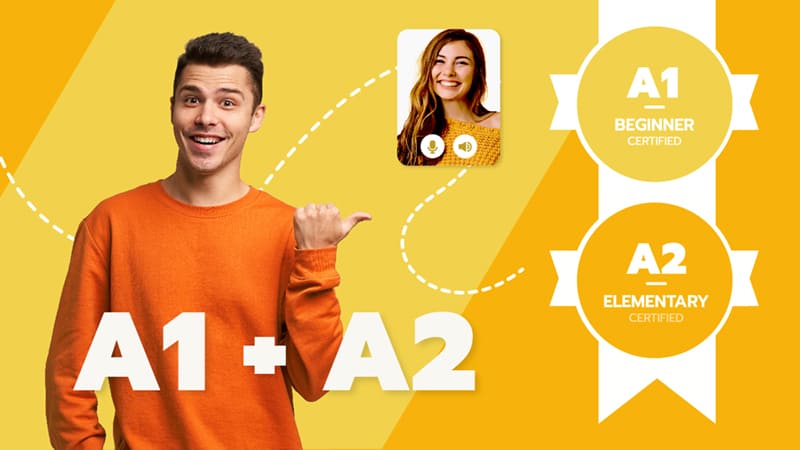 Pack cursos Ingles A1 y A2 de Kings Corner English School